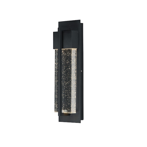 Maxim Cascade 1-Light 4.75" Wide Black Outdoor Wall Sconce 56190BGBK